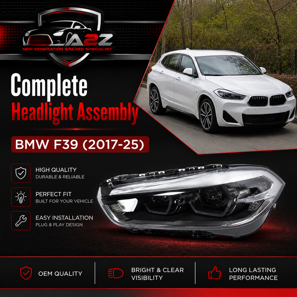 Complete Headlight Set Left 63115A23581 & Right 63115A23582 Compatible With BMW F39