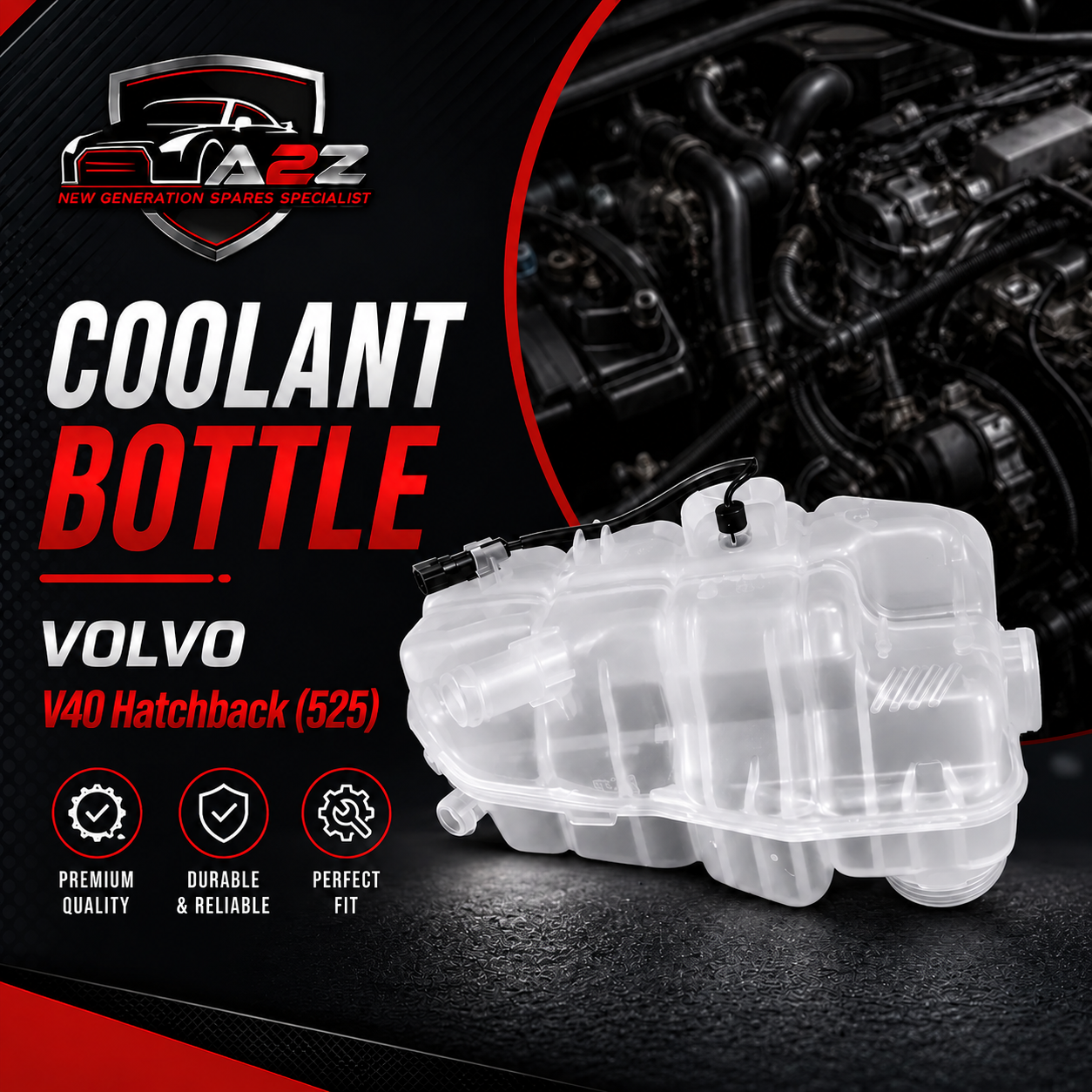 Coolant Bottle 31338763 30645812 30645814 For VOLVO V40 Hatchback (525)  Tag-B-80