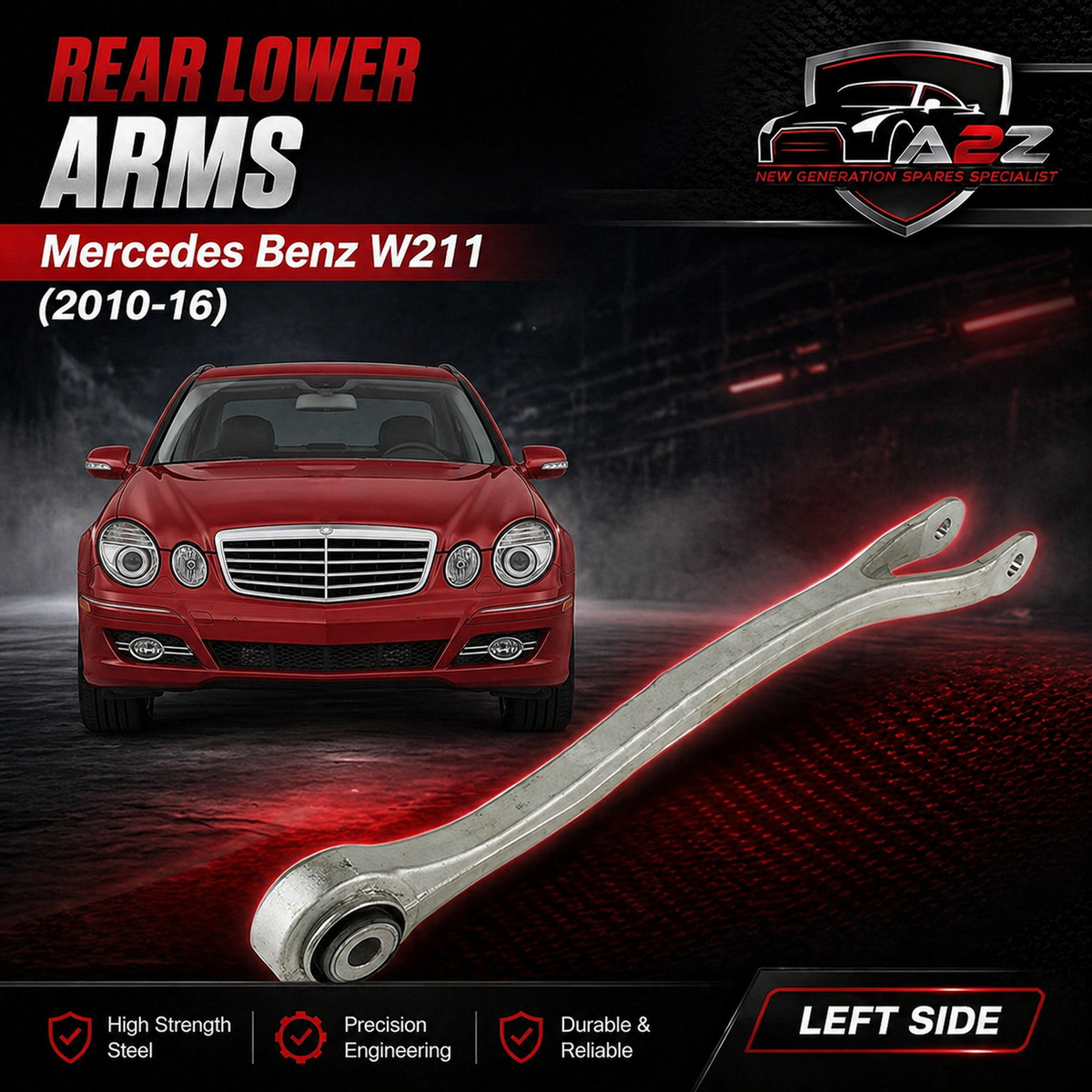 Rear Lower Control Arm Left 2303502006 Compatible With Mercedes Benz W211