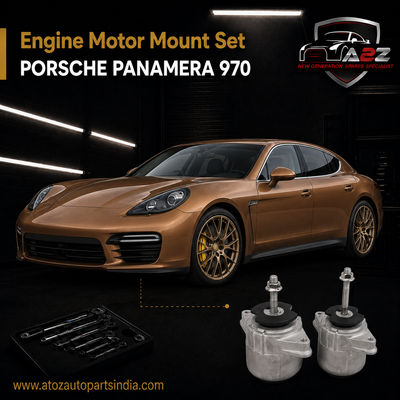 Engine Motor Mount Set Compatible With PORSCHE PANAMERA 970 Engine Motor Mount Left 94637505722 & Right 94637505822