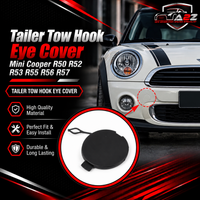 Tailer Tow Hook Eye Cover Compatible With BMW & Mini Cooper R50 R52 R53 R55 R56 R57