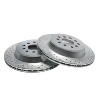 Rear Brake Disc Set 2224200472 Compatible With Mercedes Benz W222