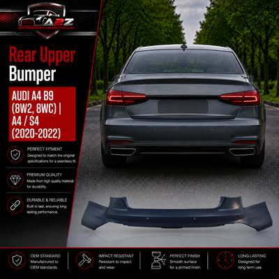 Rear Upper Bumper 8W0807067G 8WD807067G Compatible With AUDI A4 B9 (8W2, 8WC) | A4 / S4 (2020-2022) Tag No.220