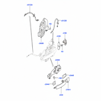 Rear Door Latch LR013890 Compatible With RANGE ROVER EVOQUE VAN (L538) & RANGE ROVER SPORT I (L320)(2005-17)