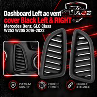 Dashboard Left ac vent cover Black Left 25368038029H15 Right 25368038029H15 Compatible With Mercedes Benz, GLC Class W253 W205 2016-2022