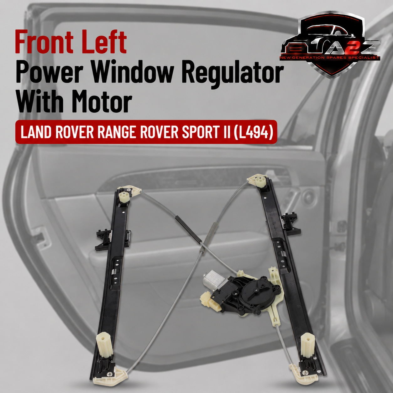 Front Left Power Window Regulator With Motor LR077816 LR057339 LR043935 Compatible with  LAND ROVER RANGE ROVER SPORT II (L494)