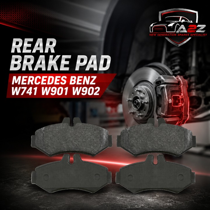 Rear Brake Pad Set 0084204320 Compatible With Mercedes Benz W741 W901 W902
