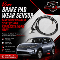 Rear Brake Pad Wear Sensor LR092060 180131 1815898 2BWS0483 355253431 BW1123 355253431  Compatible With LAND ROVER DISCOVERY SPORT (L550) & RANGE ROVER EVOQUE (L551)