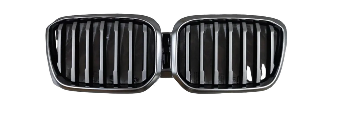 Silver Chrome Show Grill 51137931236 Compatible With BMW X3 G01 (2023-2025) Tag No.87