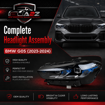Complete Headlight Set Left 63115A783B1 & Right 63115A783B2 Compatible With BMW G05