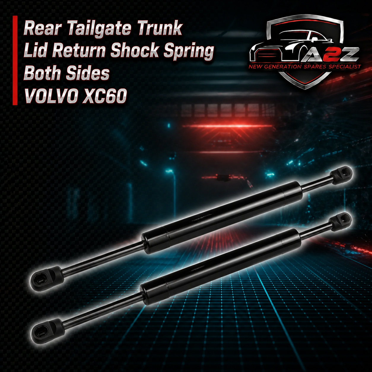 Rear Tailgate Trunk Lid Return Shock Spring Both Sides Left & Right 31420454 Compatible with VOLVO XC60 II (246)