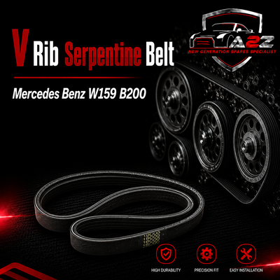 V-ribbed Serpentine Belt 0159974892 Compatible With Mercedes Benz W159 B200