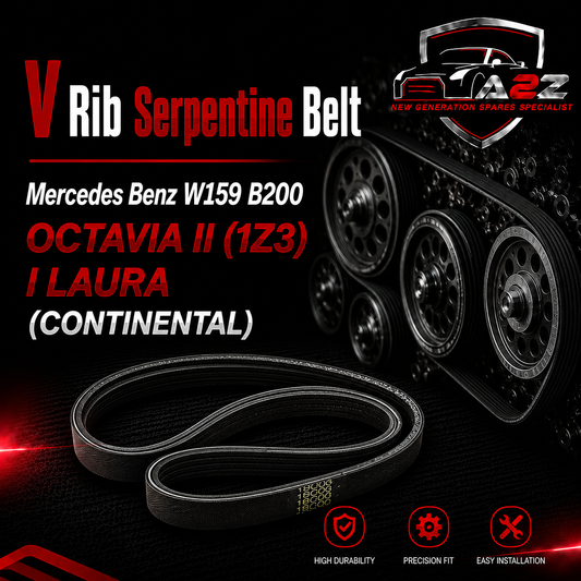 V-ribbed Serpentine Belt 0159974892 Compatible With Mercedes Benz W159 B200