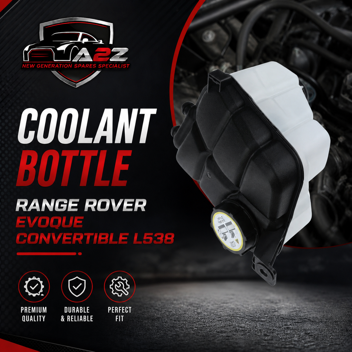 Coolant Bottle LR060349 FK728K218AA  For LAND ROVER DISCOVERY SPORT L550 RANGE ROVER EVOQUE Convertible L538 Tag-B-03