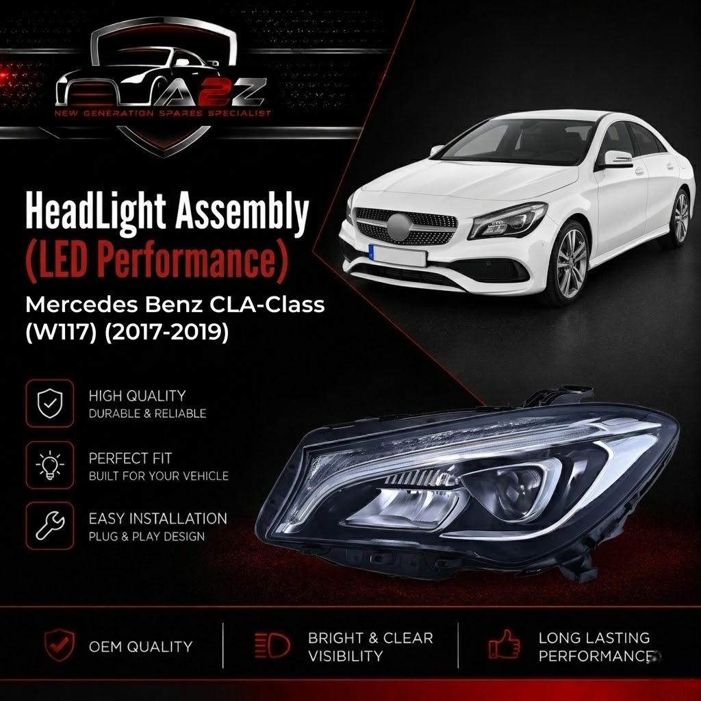 Complete Headlight Assembly (LED Performance) Left A1179067800 & Right A1179069900 Compatible With Mercedes Benz CLA-Class (W117) (2017-2019) Tag No.108