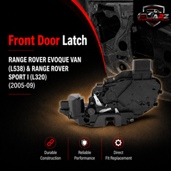 Front Door Latch LR014101 Compatible With RANGE ROVER EVOQUE VAN (L538) & RANGE ROVER SPORT I (L320)  (2005-09)