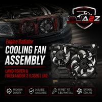 Engine Radiator Cooling Fan Assembly LR011905 & LR002660 Compatible With LAND ROVER & FREELANDER 2 (L359) | LR2
