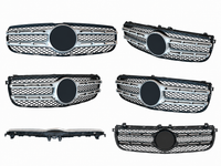 Original AMG Black Show Grill Compatible With  Mercedes  Benz GLS-Class W166  Teg 234