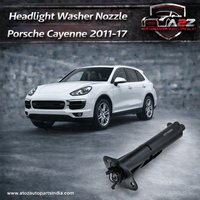 Headlight Washer Nozzle Set Left 95862816110 & Right 95862816210 Compatible With Porsche Cayenne (2011-2017) (2011-2018)