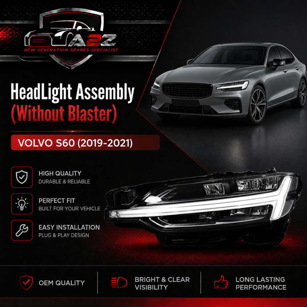 Headlight Headlamp Left 32228870 & Right 32228871 (Without Blaster) Compatible With VOLVO S60 (2019-2021)