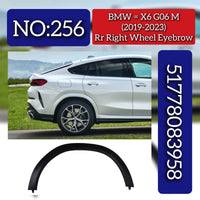 Rear Right Wheel Eyebrow 51778083958 Compatible With BMW X6 G06 M (2019-23) Tag No.256