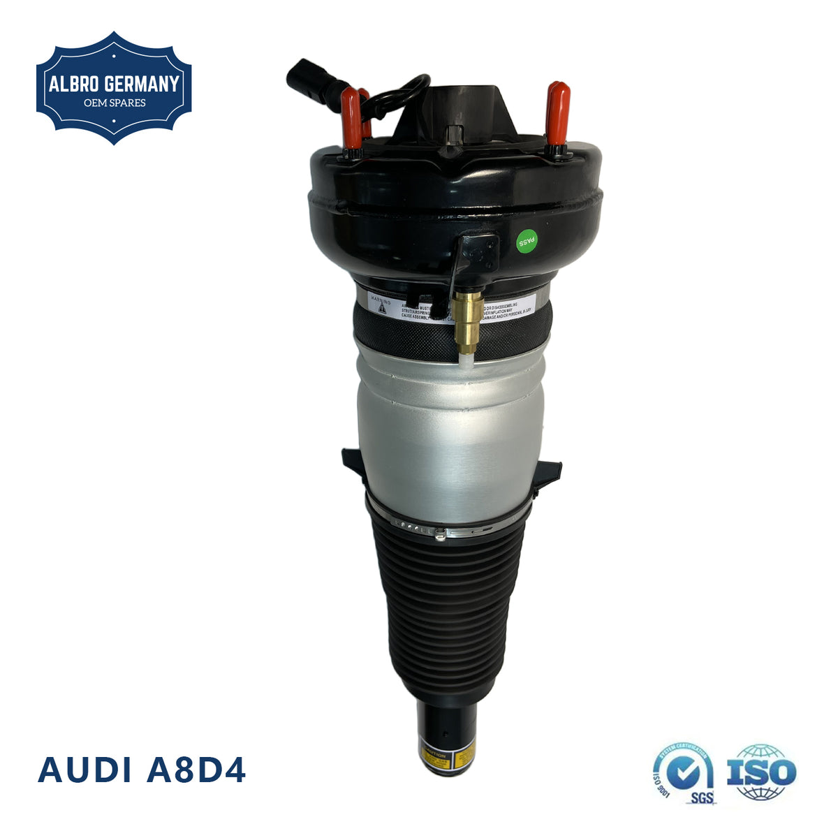 Rear Air Suspension Springs 4H0616001M 4H0616002M Compatible With AUDI A8 D4 (4H2, 4H8, 4HC, 4HL) | A8 / S8 | A8L