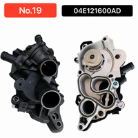 Water Pump 04E121600AD04E121600AG 04E121600AQ 04E121600BG 04E121600CD 04E121600D Compatible With AUDI A3 Convertible (8V7, 8VE) | A3 / S3 & SKODA OCTAVIA III (5E3, NL3, NR3) &VW BEETLE (5C1, 5C2) | FUSCA | BJALLA & GOLF VII Van (5G1)  Tag-W-19