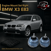 Engine Mount Set Right 22113400336 22113421296 Compatible With BMW X3 E83