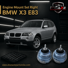 Engine Mount Set Right 22113400336 22113421296 Compatible With BMW X3 E83