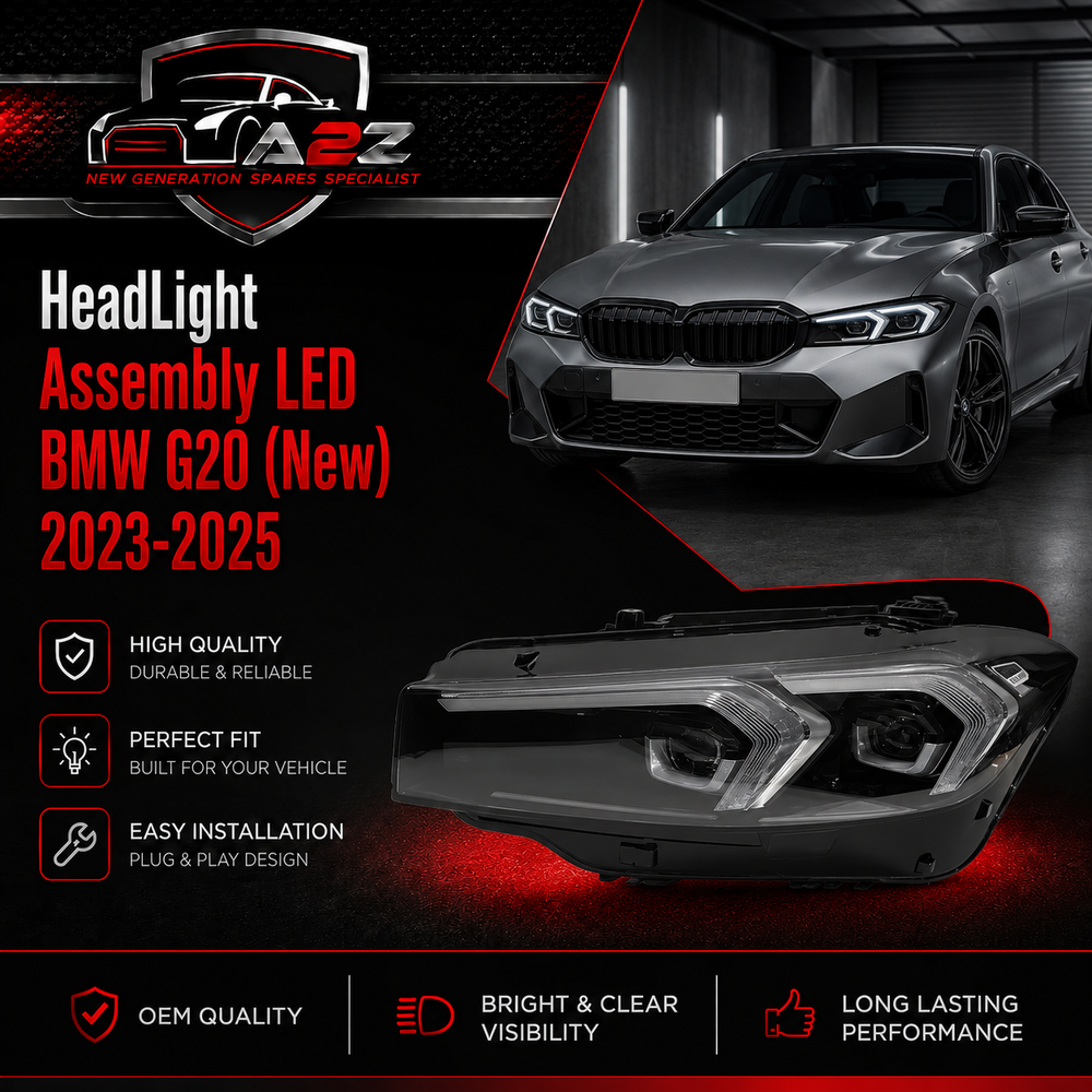 Complete Headlight (LED) Set Left 63115A4F763 & Right 63115A4F764 Compatible With BMW G20 (New) 2023-2025