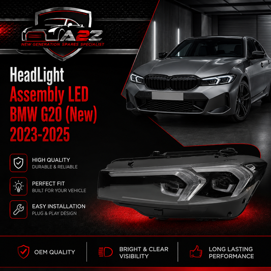 Complete Headlight (LED) Set Left 63115A4F763 & Right 63115A4F764 Compatible With BMW G20 (New) 2023-2025