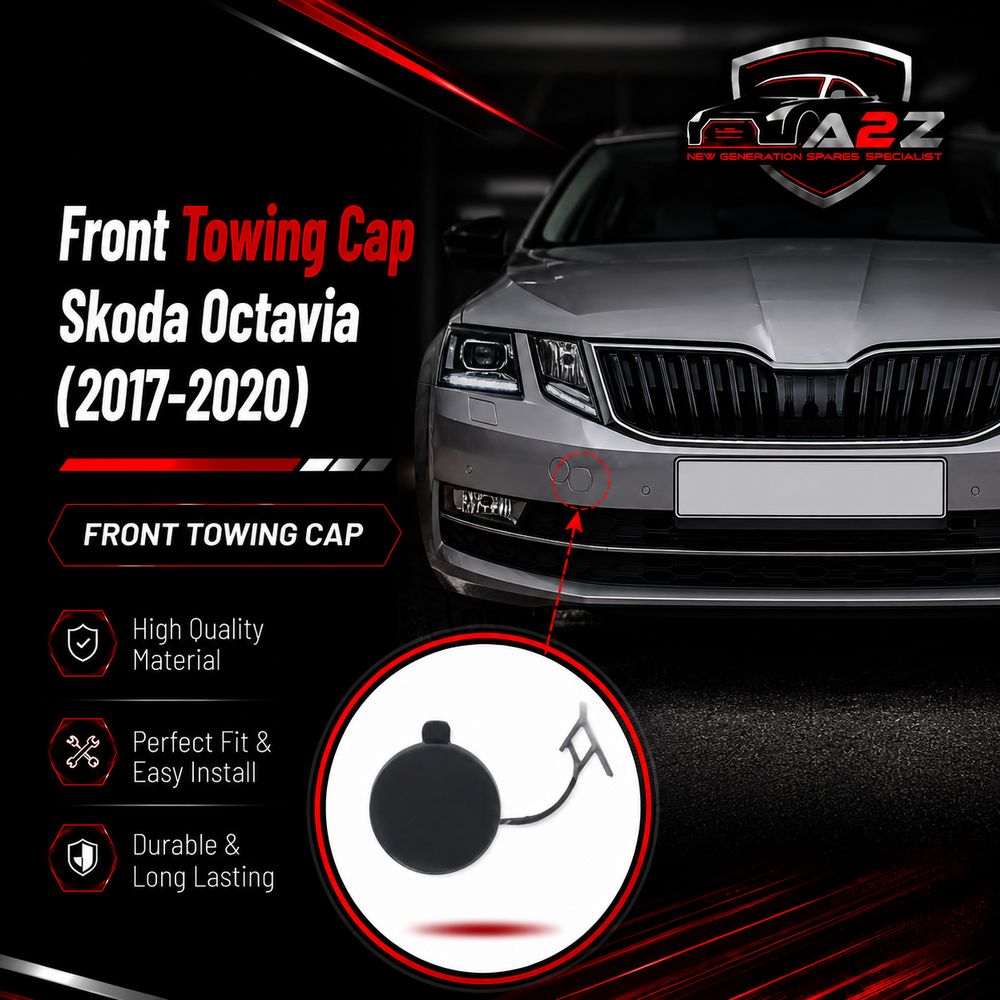Front Towing Cap 5E0807241C Compatible With Skoda Octavia (2017-2020) Tag No.1054