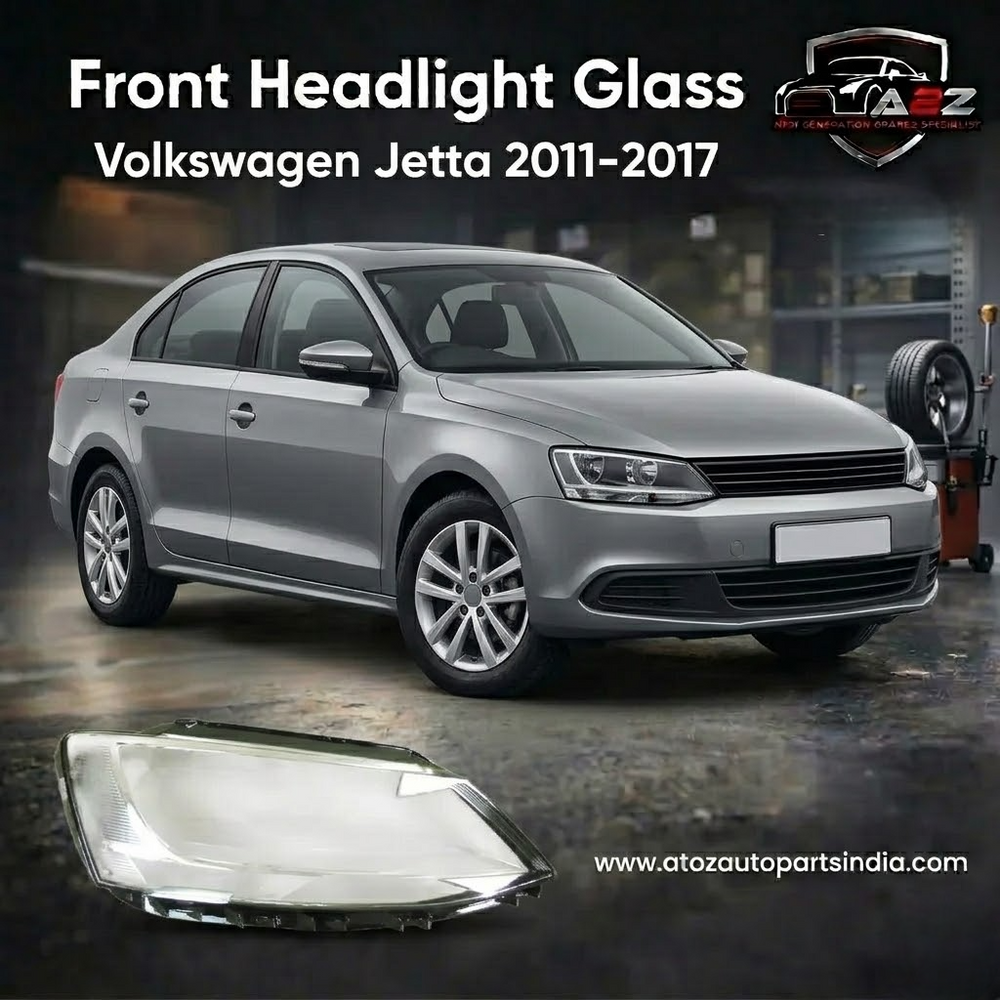 Front Headlight Glass Compatible with Volkswagen Jetta 2011 - 2017.