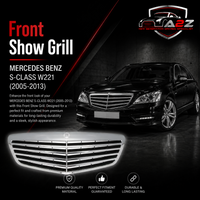 Front Show Grill 2218800483 Compatible With MERCEDES BENZ S-CLASS W221(2005-2013)