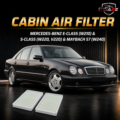 Cabin Air Filter A2108301018 & E942LI & LA1818/S Compatible With MERCEDES-BENZ E-CLASS (W210) & S-CLASS (W220, V220) & MAYBACH 57 (W240) - Tag 231