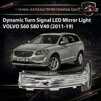 Dynamic Turn Signal LED Mirror Light Left 31402415 & Right 31402416 Compatible with VOLVO S60 S80 V40 Tag-MLV-201