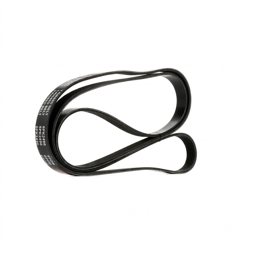 Multi RIB Belt 6PK2490 06E903137R Compatible With AUDI A8 D3 (4E2, 4E8) | A8 / S8 | A8L , Q7 (4LB) (CONTINENTAL)
