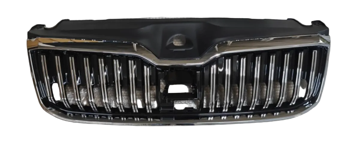 Full Chrome Show Grill With Camera Hole 3V0853653G 3V0853761B 3V0853343A Compatible With Skoda Superb (2019-2024) Tag No.64