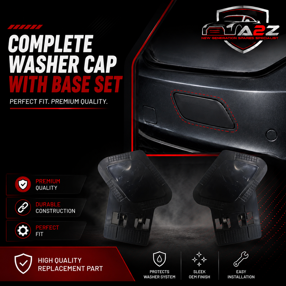 Complete Washer Cap With Base Set Left 31353366 & Right 31353367 Compatible With Volvo XC90 (2015-20) Tag No.671