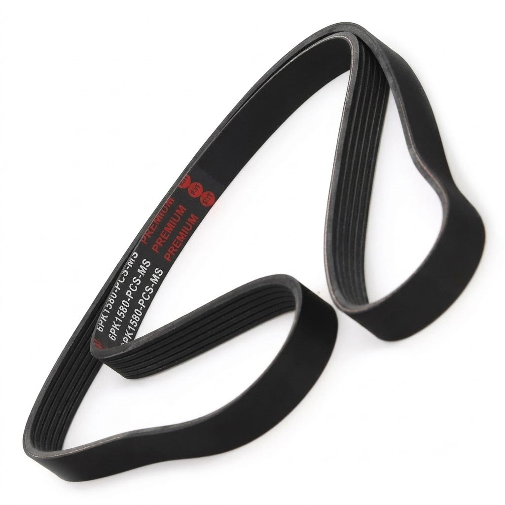 Multi RIB Belt 6PK1580 03L903137A Compatible With AUDI A4 B8 (8K2) | A4 / S4, Q5 (8RB) (CONTINENTAL)