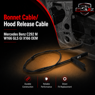 Bonnet Cable/ Hood Release Cable 1668800159/1668801302/A1668800159/A1668801302 Compatible With Mercedes Benz C292 M W166 GLS Gl X166 OEM