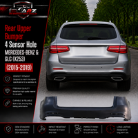 Rear Upper Bumper 4 Sensor Hole A2538851601 Compatible With MERCEDES-BENZ & GLC (X253) Tag No.25A