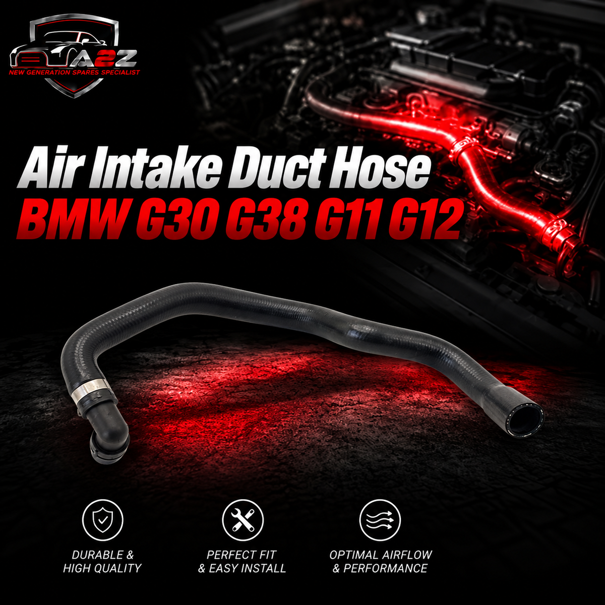 Air Intake Duct Hose 64219299620 Compatible With BMW G30 G38 G11 G12