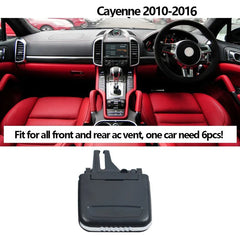 Air Conditioner Back Ac Vent Grille Outlet Tab Clip Slider Repair Kit 7P5819000 Compatible With PORSCHE CAYENNE (92A)  (Set Of 2)