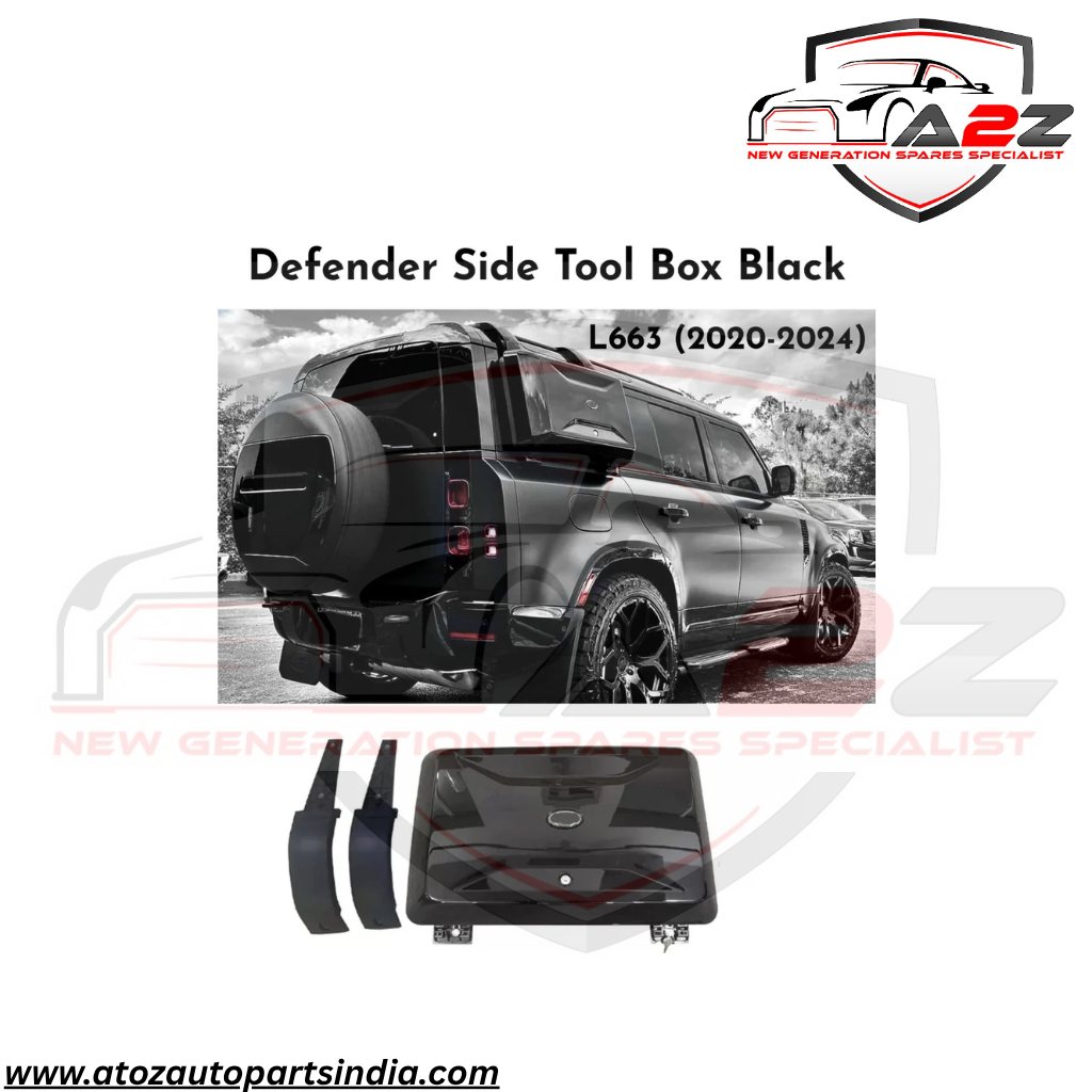 Side Tool Box (Gloss Black) Compatible With Land Rover Defender L633 (2020-2024)
