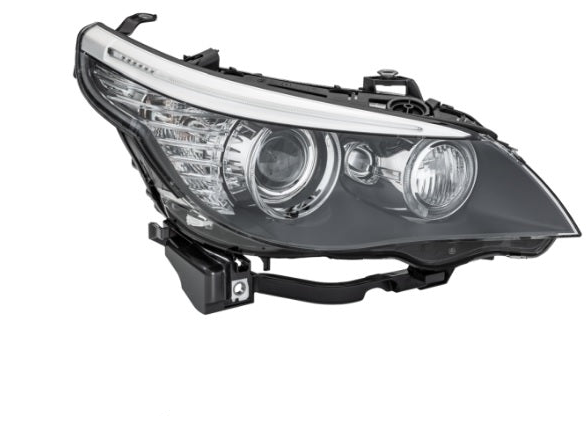 Complete Headlight (New) Assembly ( Bi-Xenon) Left 63127045691 & Right 63127045692 Compatible With BMW E60 E61 2007-2010