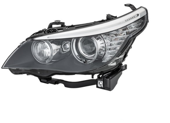 Complete Headlight (New) Assembly ( Bi-Xenon) Left 63127045691 & Right 63127045692 Compatible With BMW E60 E61 2007-2010