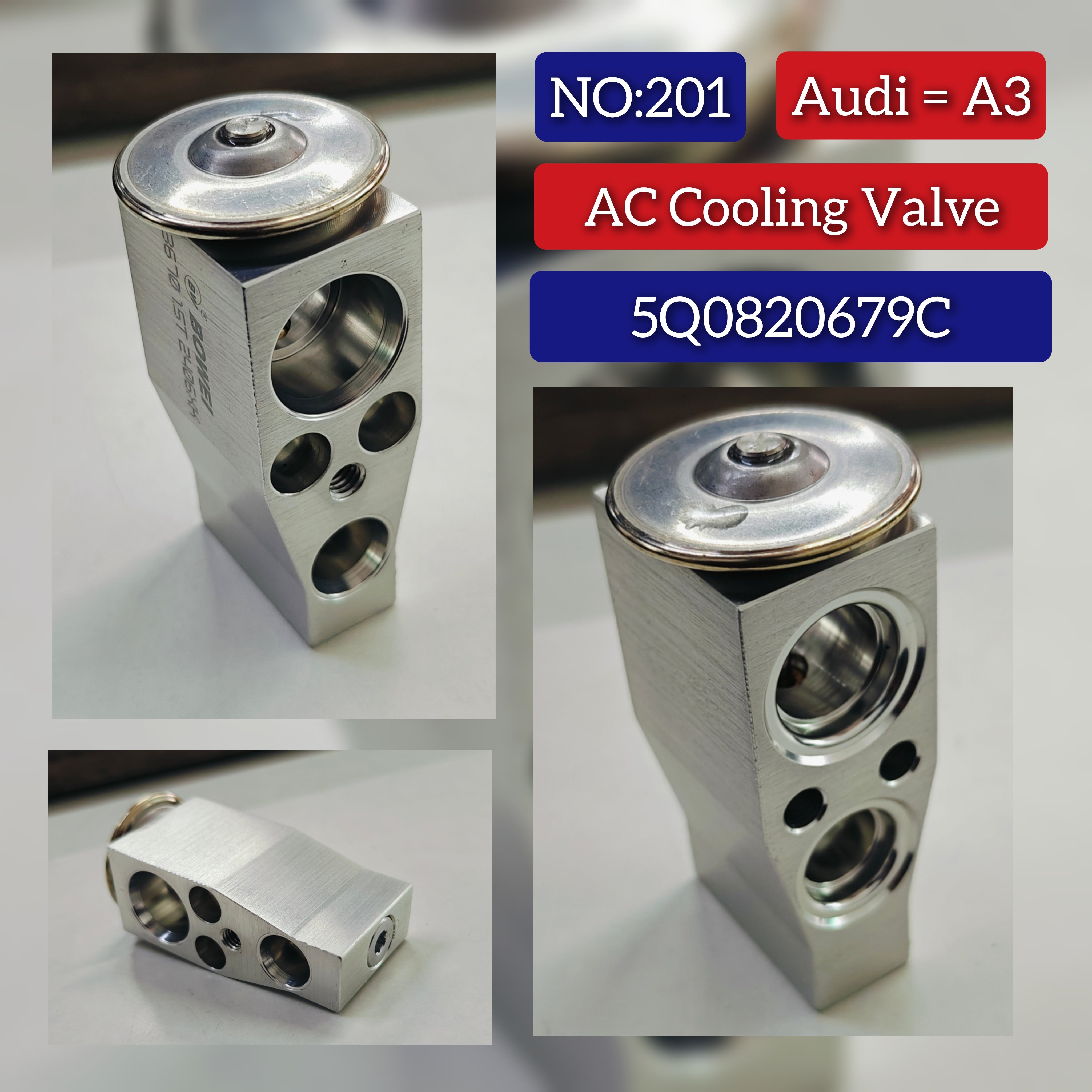 Expansion Valve 5Q0820679C Compatible With AUDI A3