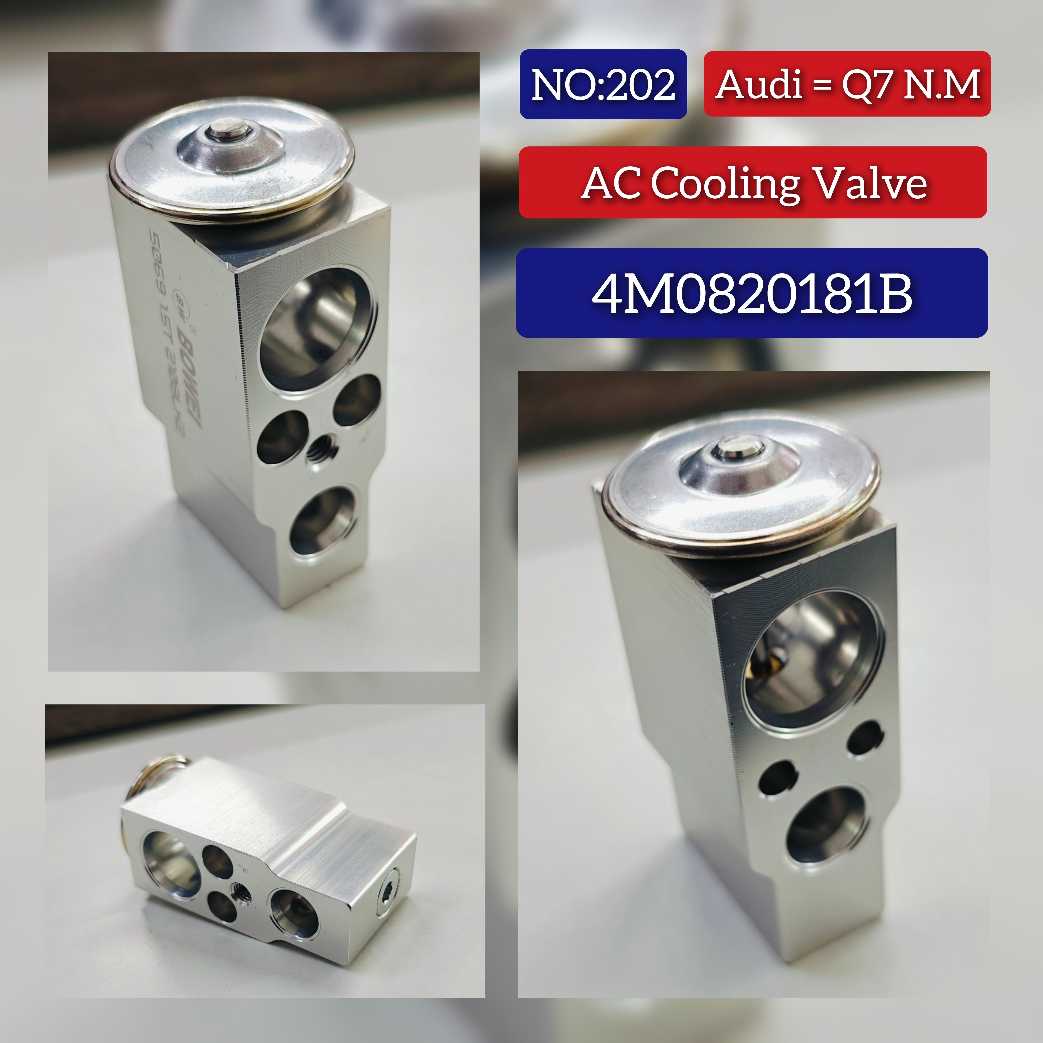 Expansion Valve 4M0820181B Compatible With AUDI Q7 4M