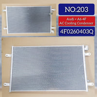 AC Condenser 4F0260403Q  Compatible with AUDI A6 C6 (4F2) | A6 / S6 Tag No.203